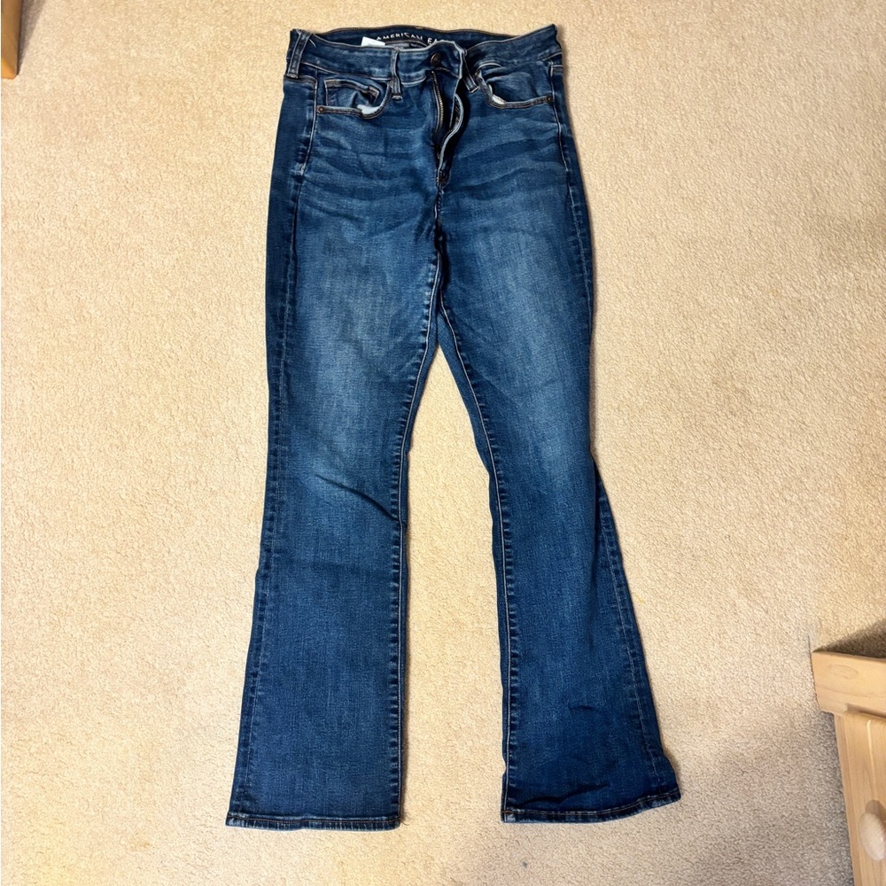 American Eagle - Size 10 - High Rise Skinny Kick Jeans - used